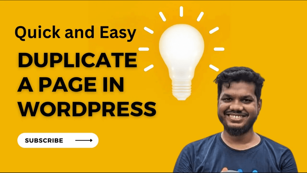 how to duplicate a page in wordpress